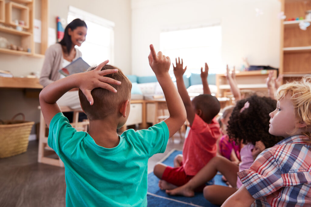 Children at school